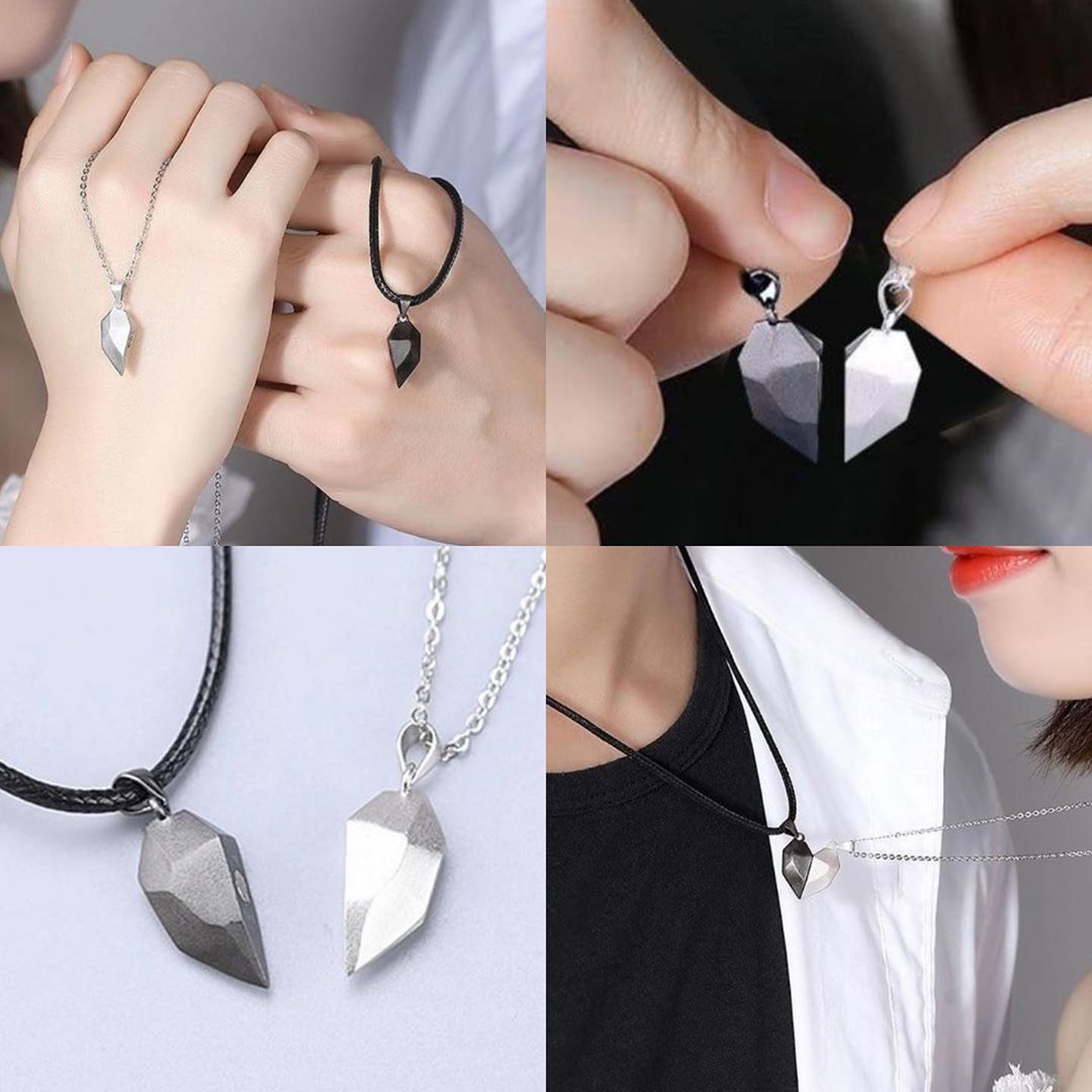 Magnet Love Pendant Necklace - Lavishic