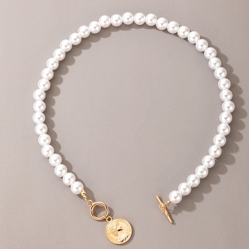Pearl Chain Necklace - Lavishic