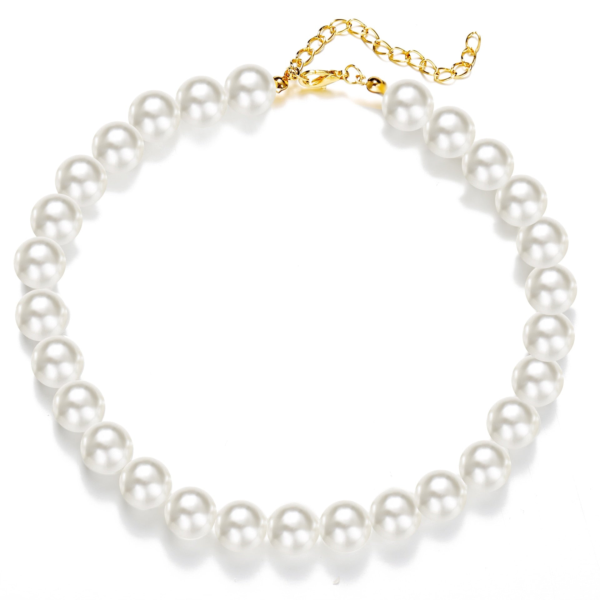 Pearl Chain Necklace - Lavishic