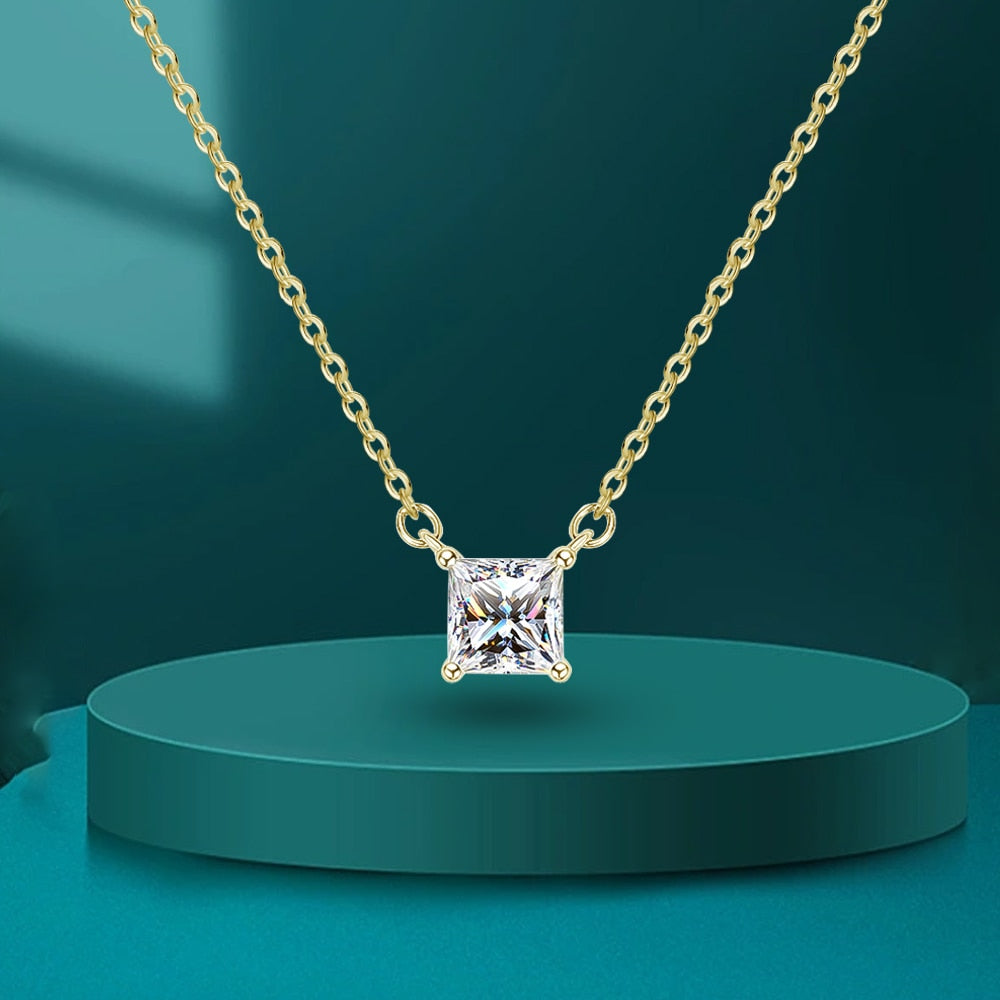 Moissanite Necklace Pendant - Lavishic