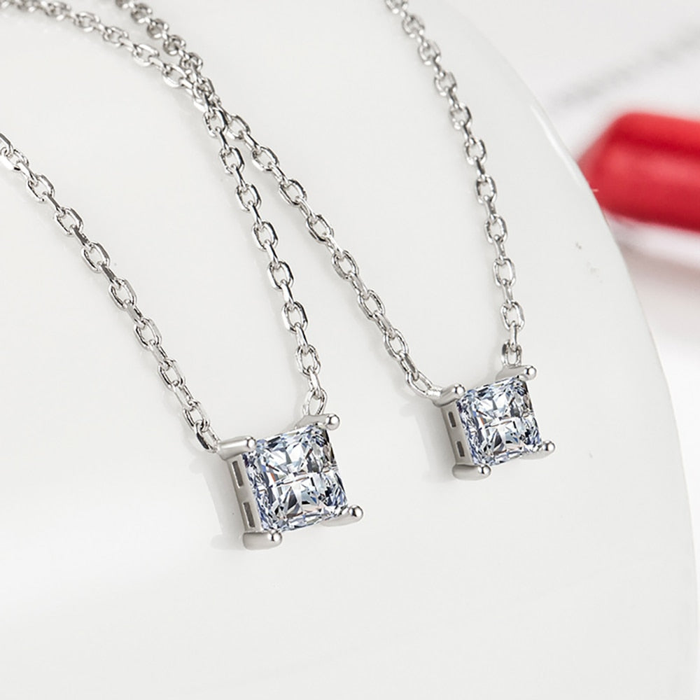 Moissanite Necklace Pendant - Lavishic